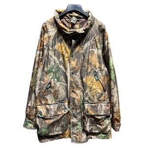 Remington Advantage Timber Camo‎ Hunting Zipper Jacket Men's Large 6 Pocket